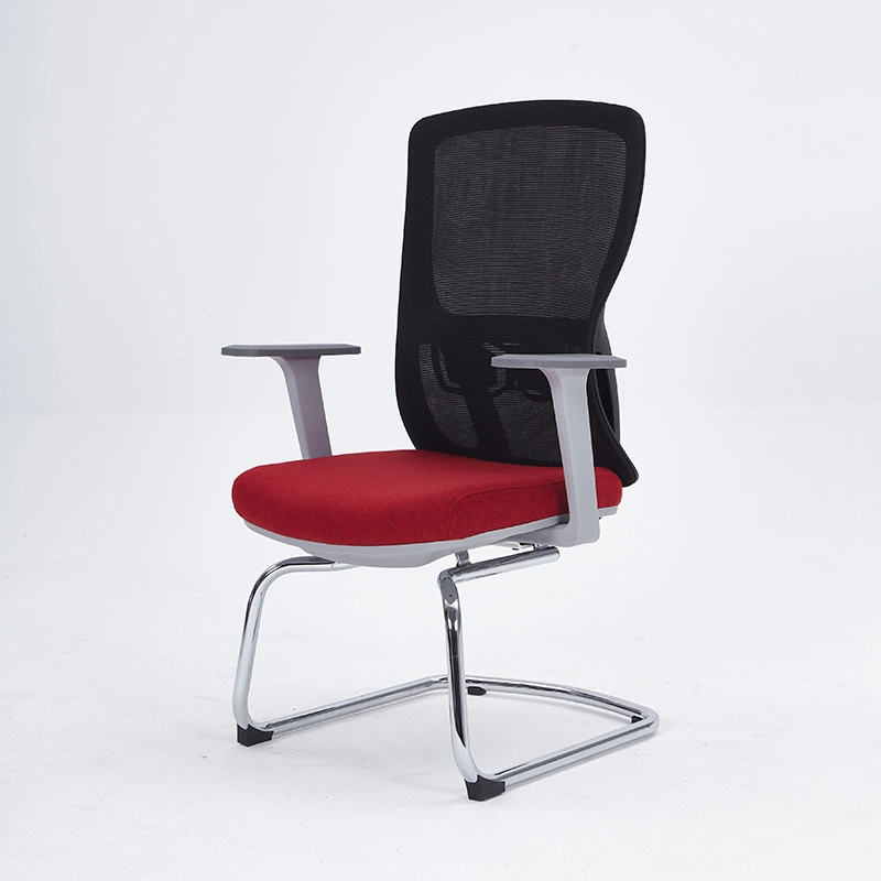 Popular Staff Visitor Chair Conference Room Reception Guest Mesh Office Chair Without Wheels